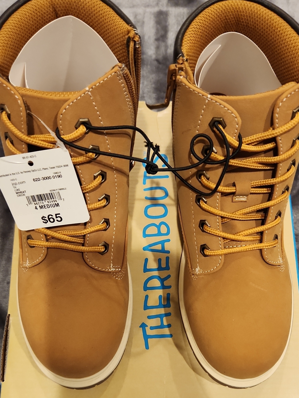 Boys's Tan Casual Lace-Up Shoes - Comfortable Everyday Style